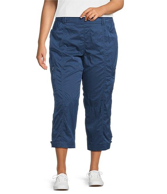 Westbound Plus Size Crop Utility Pants Product Image