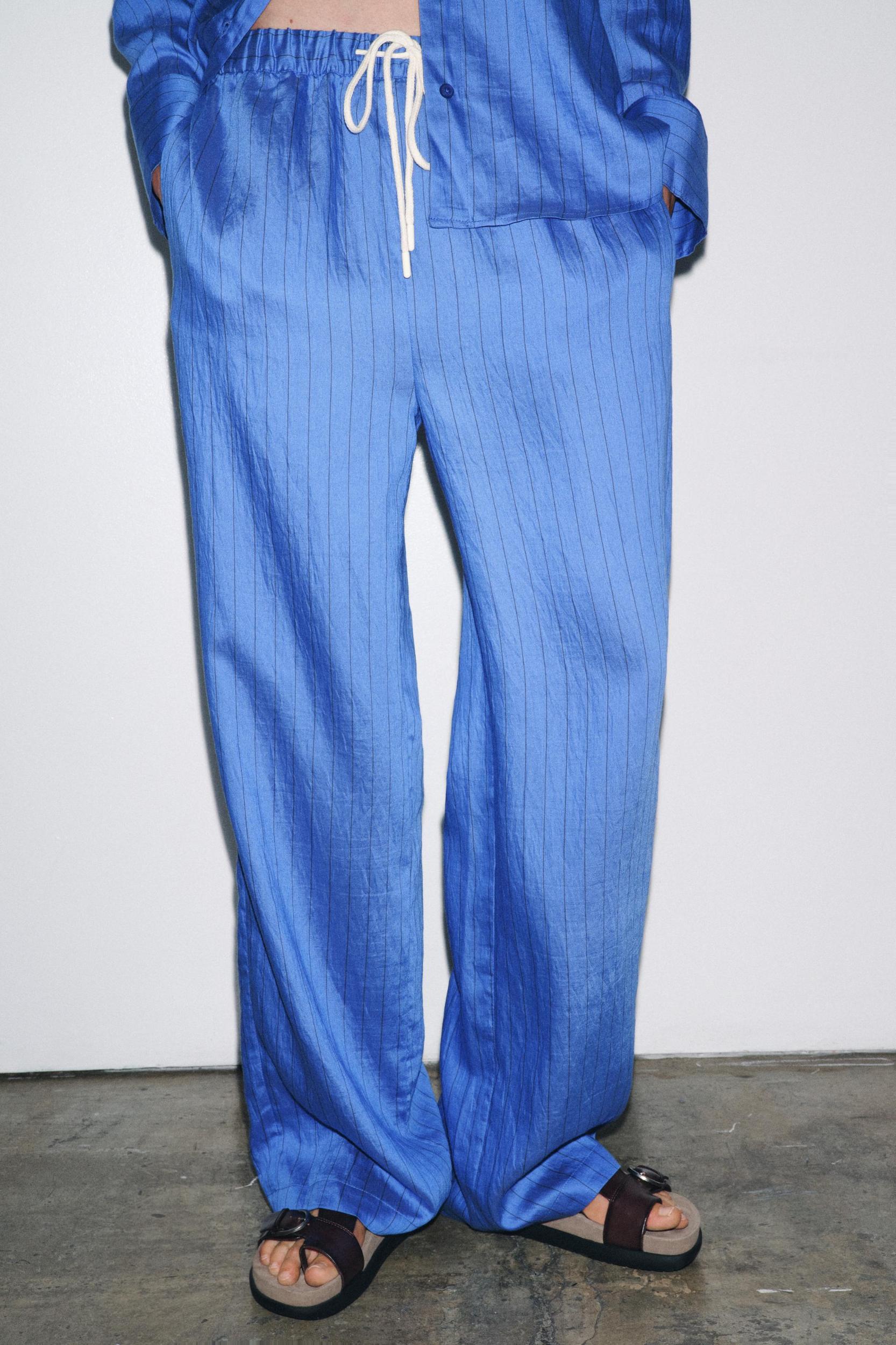 STRIPED PAJAMA PANTS Product Image