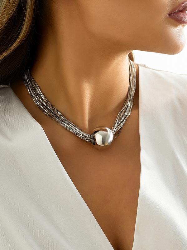 Original Stylish Statement Geometric Necklace Product Image