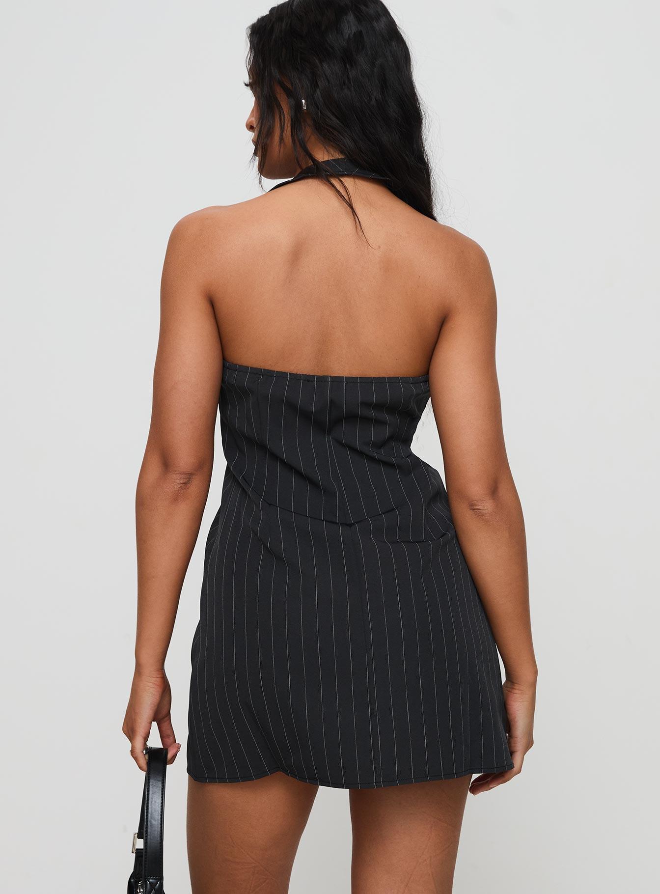 Fenny Mini Dress Pinstripe Product Image