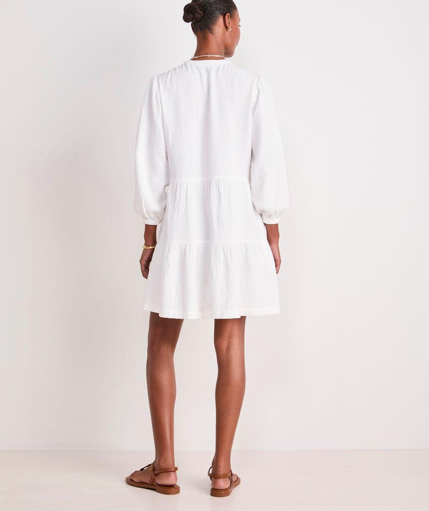 Carter Gauze Tiered Cover-Up Product Image