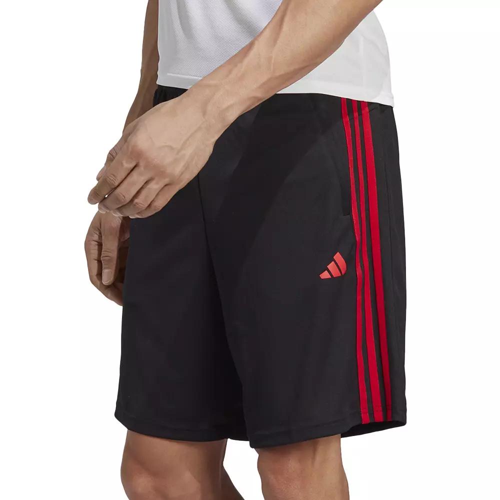 adidas Train Essentials Piqu 3-Stripes Training Shorts Black L Mens Product Image