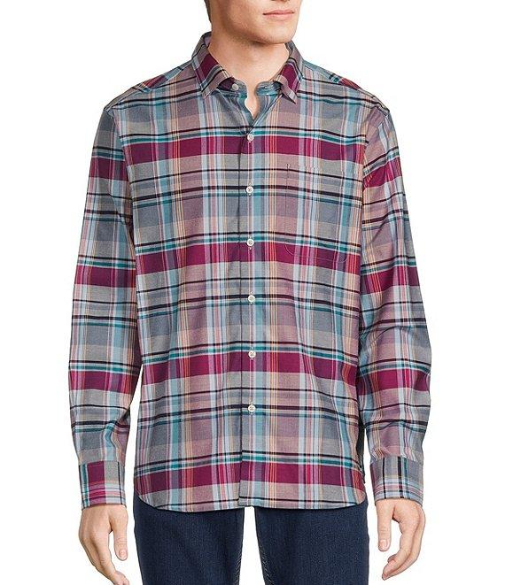 Tommy Bahama Lazlo Cheers Checked Plaid Long Sleeve Woven Shirt Product Image
