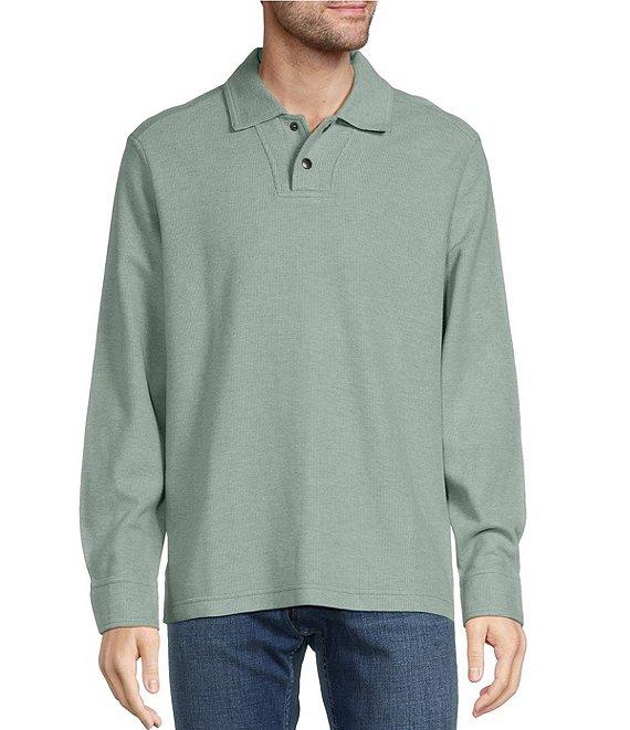 Tommy Bahama Las Arias Long Sleeve Polo French Rib Polo Shirt Product Image