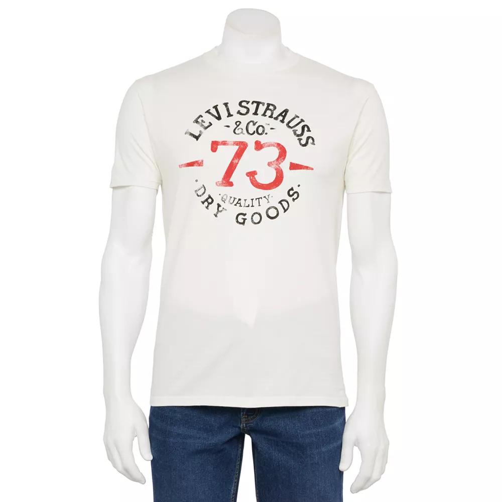 Men's Levi's® Relaxed-Fit Short-Sleeve Graphic Tee, Size: Small, White Product Image