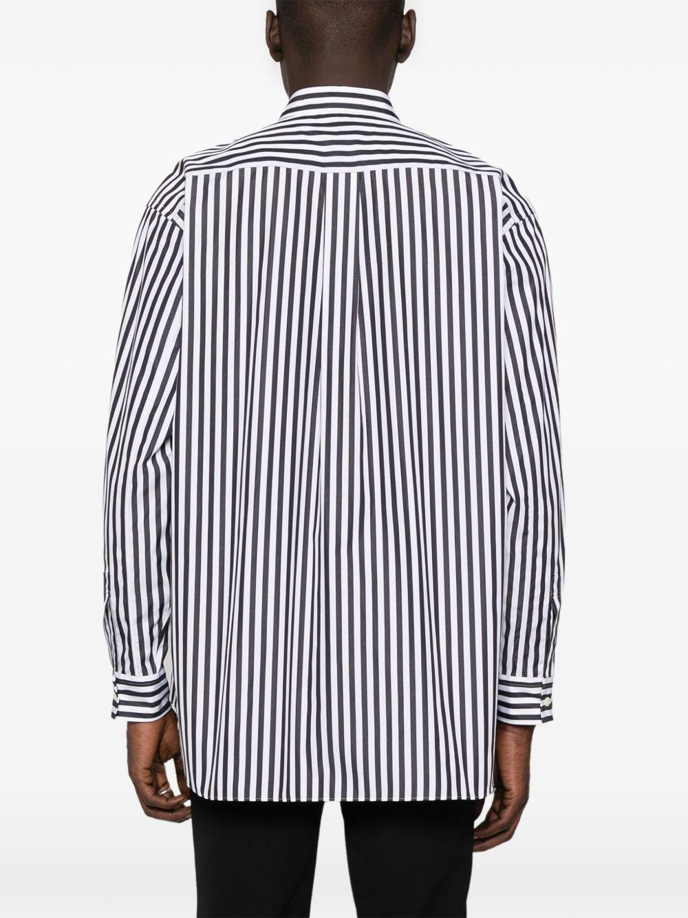 asymmetric striped shirt Product Image