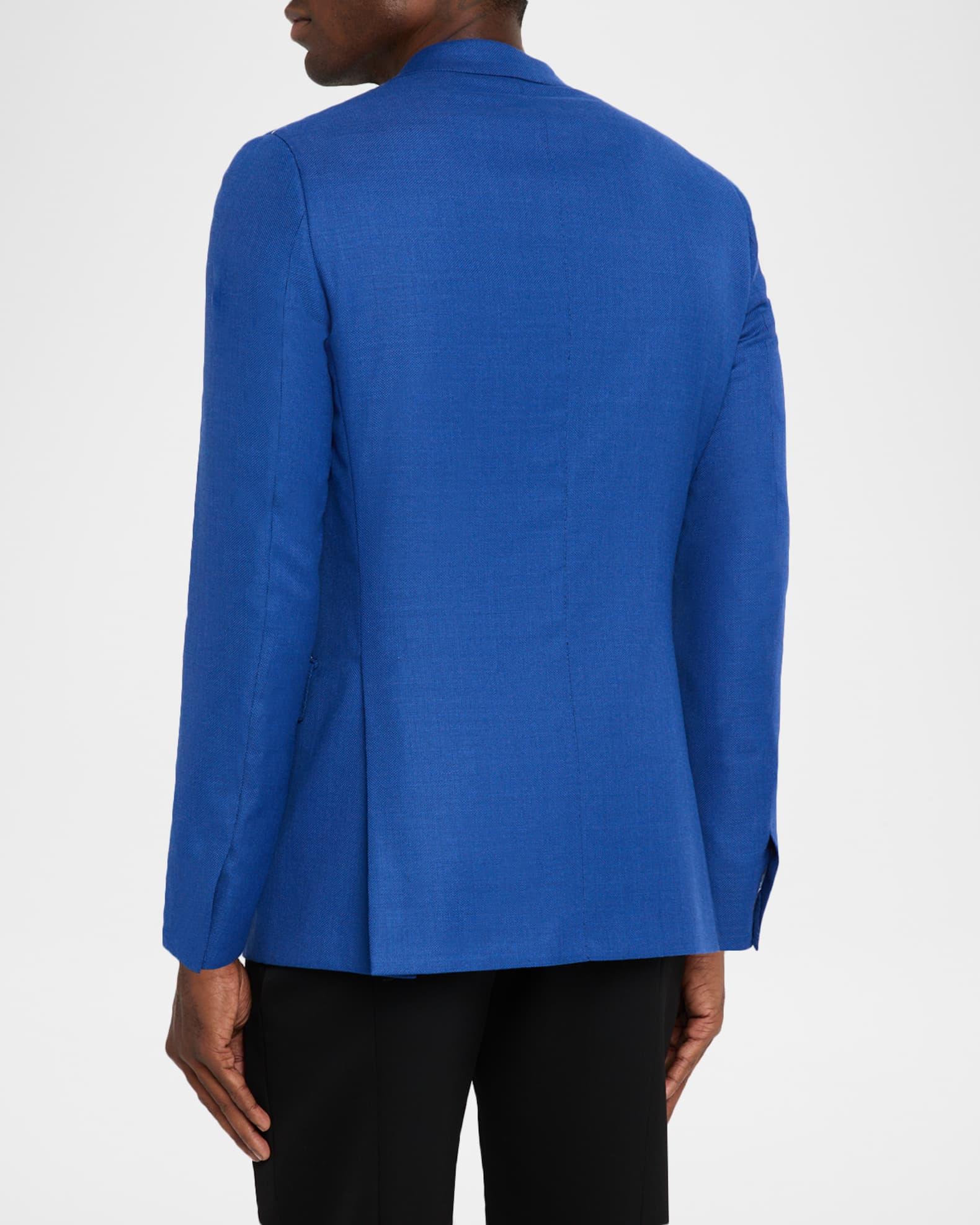 Men's Wool Tailored-Fit Single-Breasted Blazer Product Image
