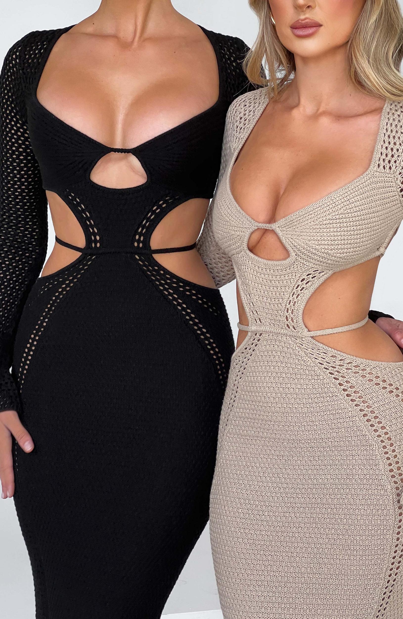 Nadine Maxi Dress - Black Product Image