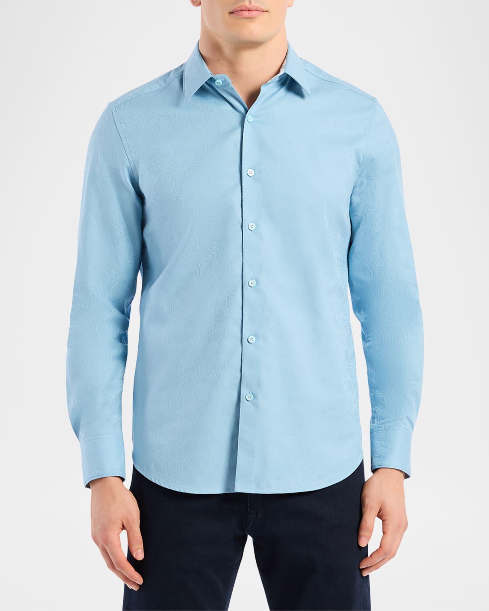 Men's Odyssey Jacquard Stretch Sport Shirt Product Image