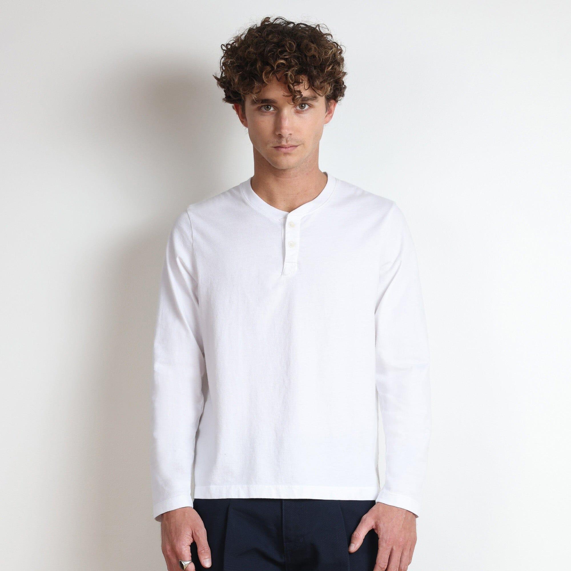 Los Feliz Crop Muscle Tee | Henley Long Sleeve Male Product Image