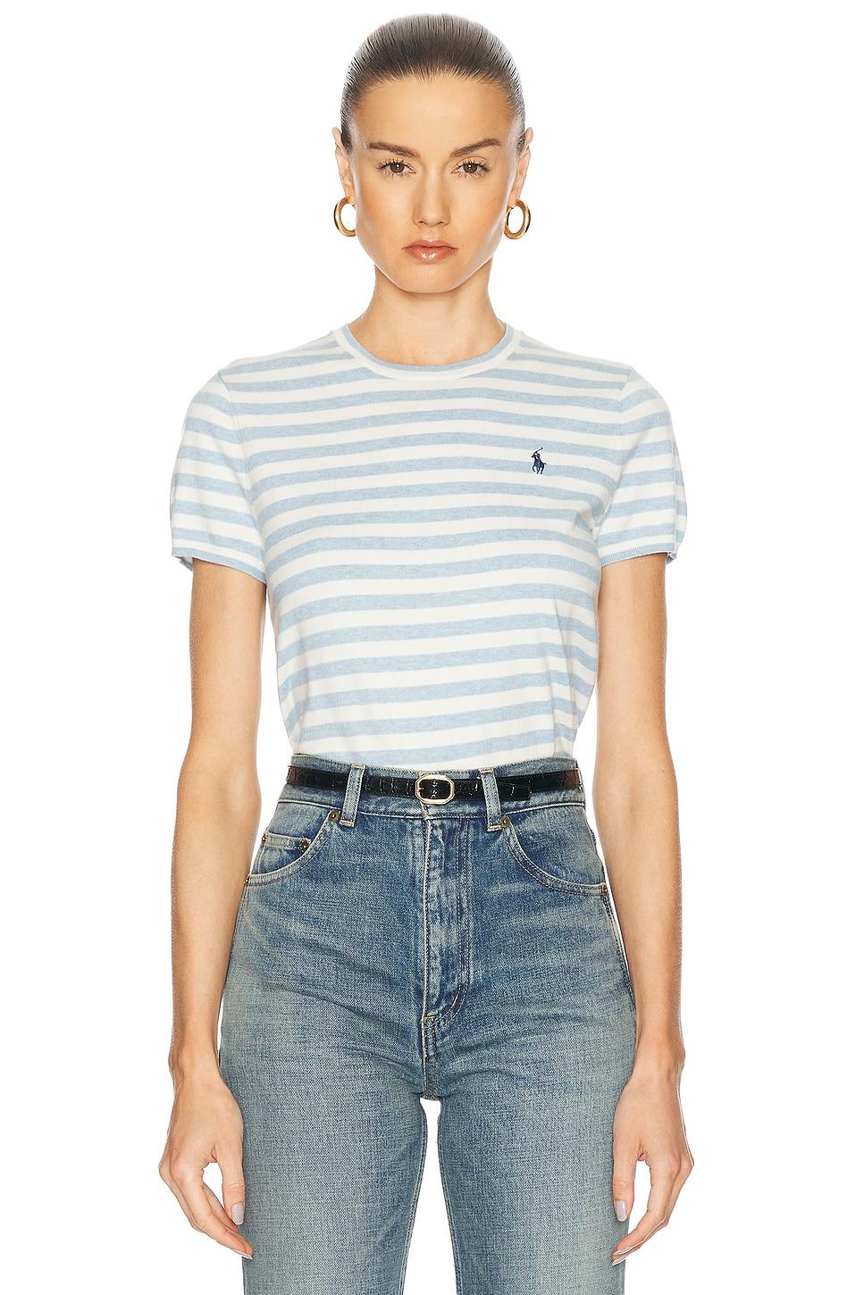 Short Sleeve Crew Neck Sweater Product Image