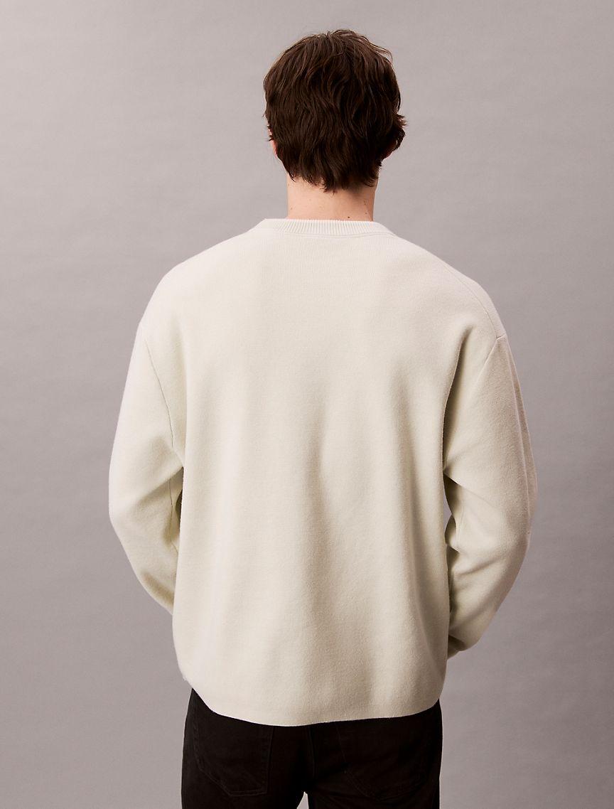 Relaxed Fit Standard Logo Terry Crewneck Sweatshirt Product Image