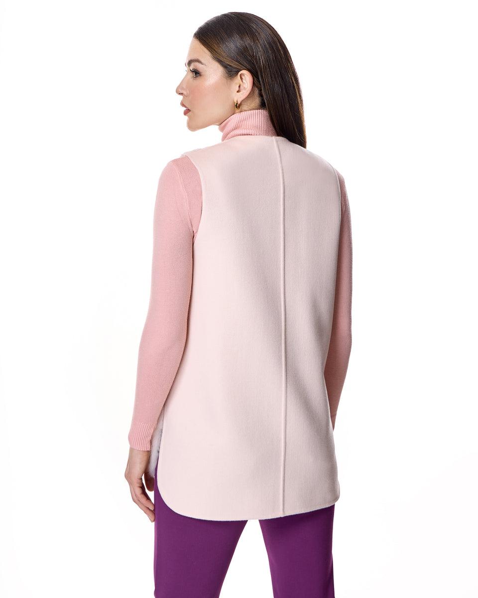 Mink Vest with Cashmere Back Product Image