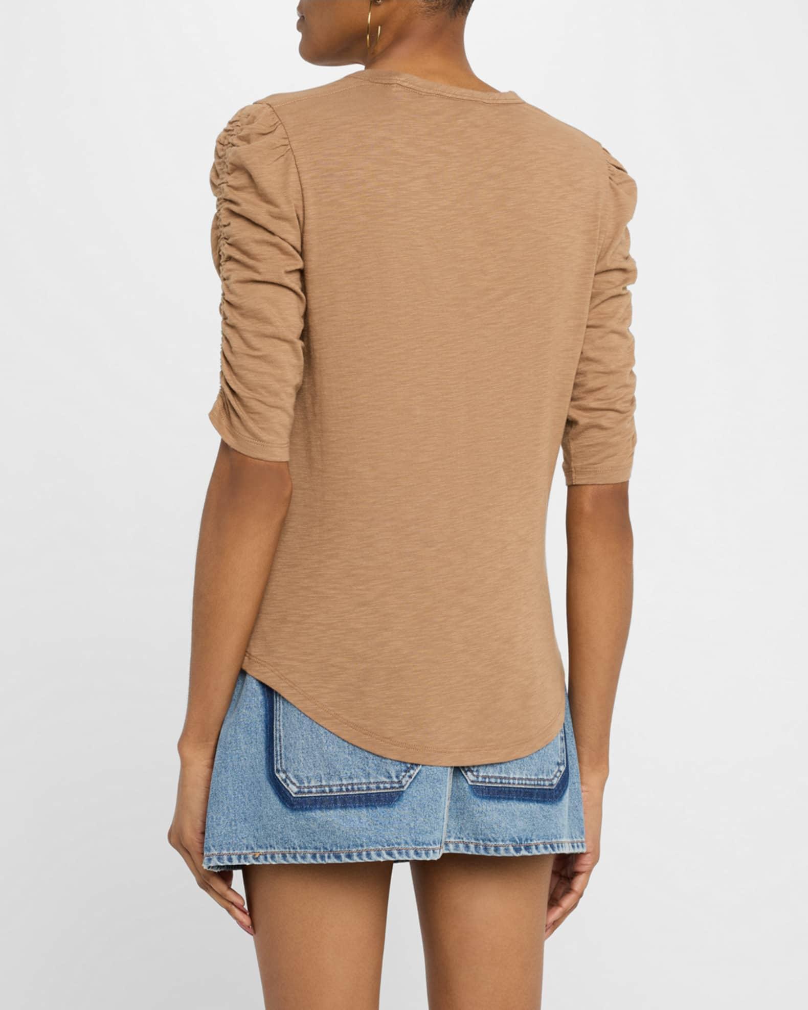 Waldorf Ruched-Sleeve Tee Product Image