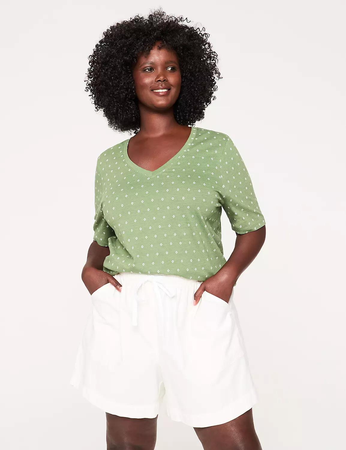 Perfect Sleeve V-Neck Tee Product Image