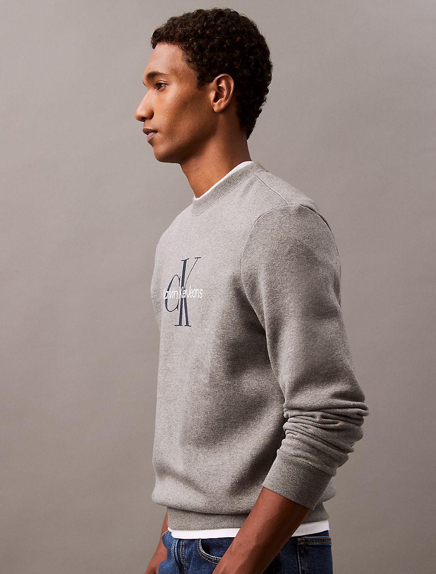 Monologo Fleece Crewneck Sweatshirt Product Image