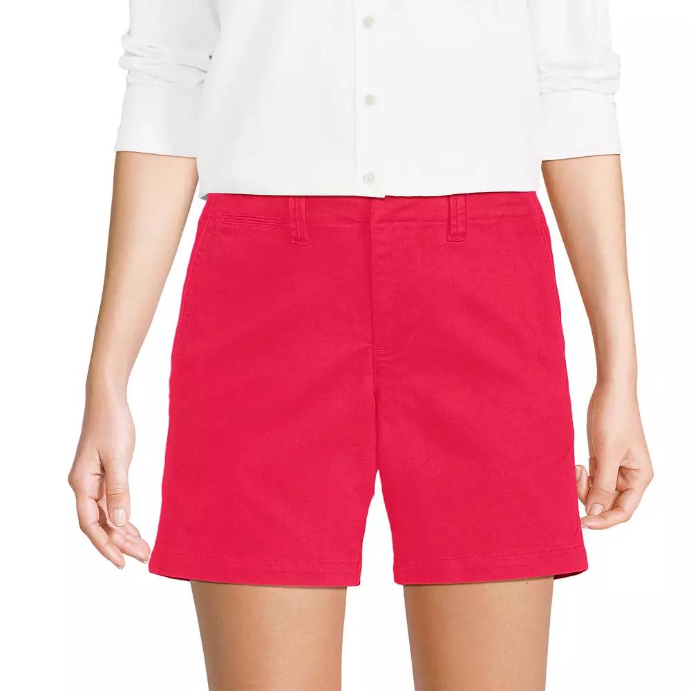 Women's Lands End Classic 7-in. Chino Shorts,  Product Image