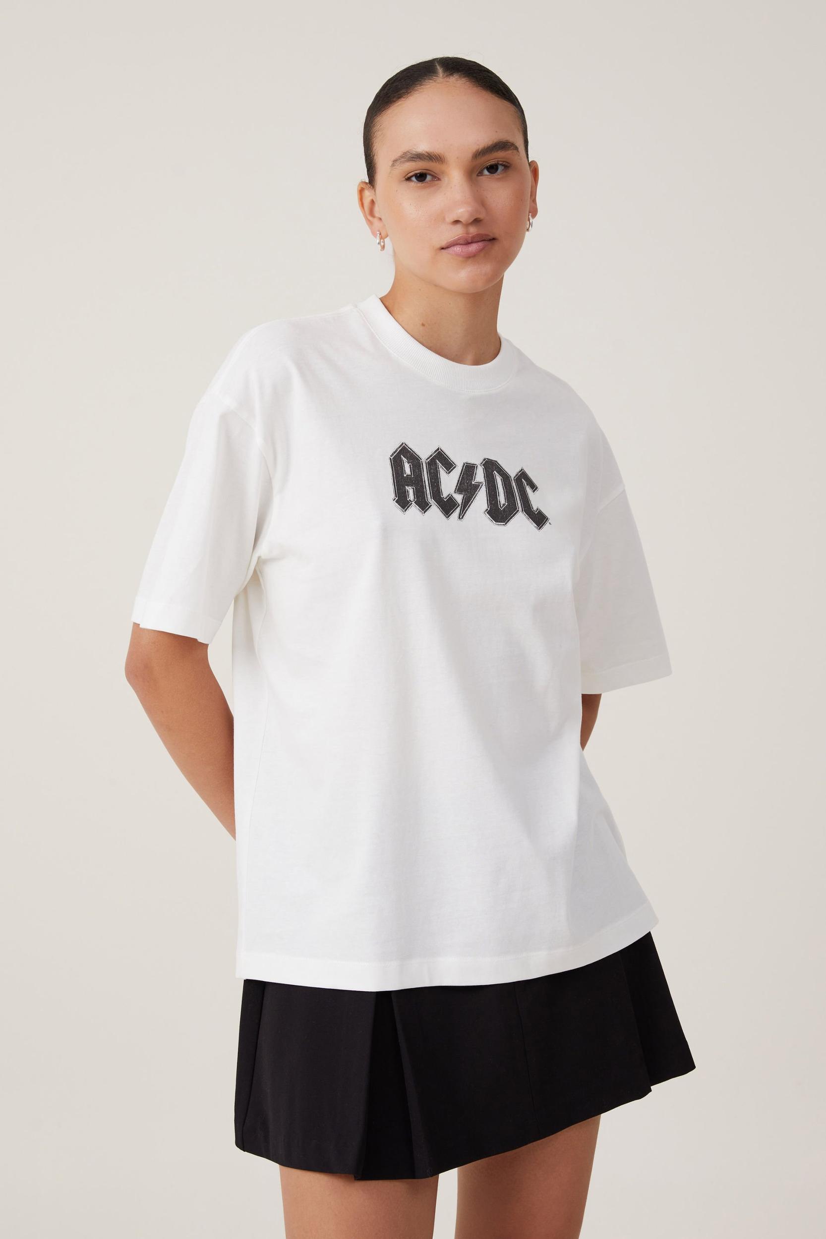 Cotton On Women - Acdc Boxy Graphic Tee Product Image