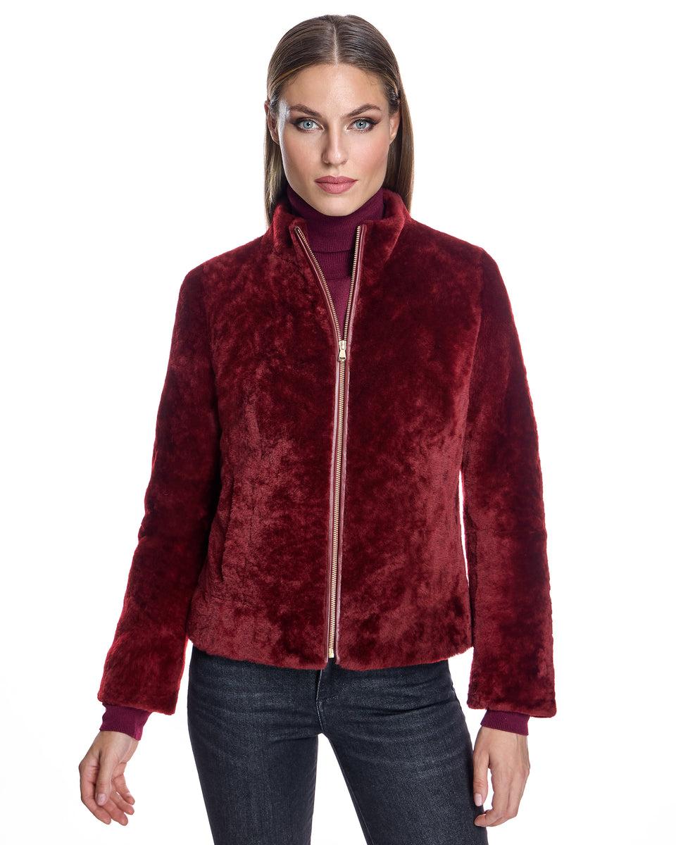 Fitted Shearling Jacket Product Image