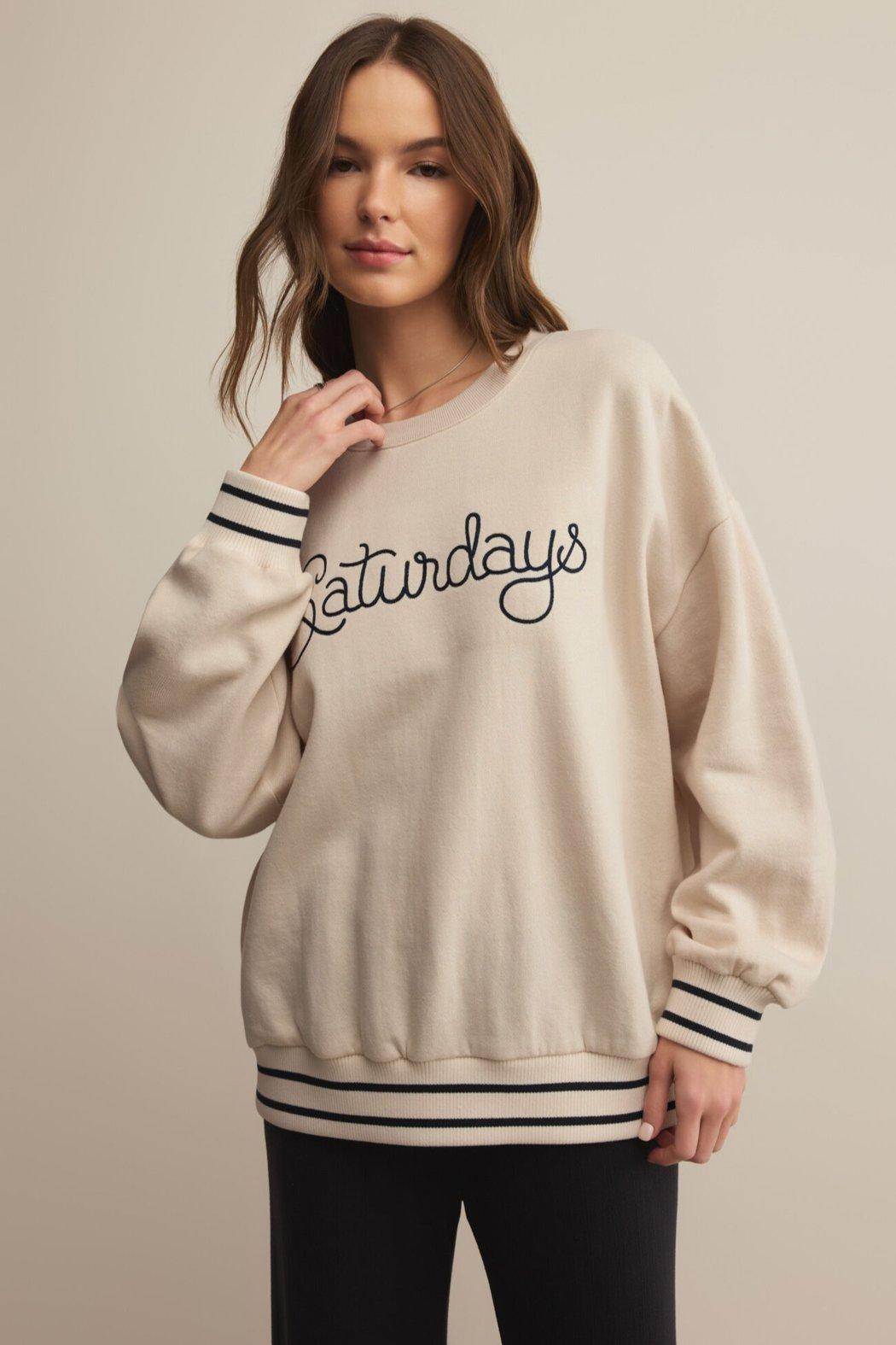 Oversized Saturdays Sweatshirt Product Image
