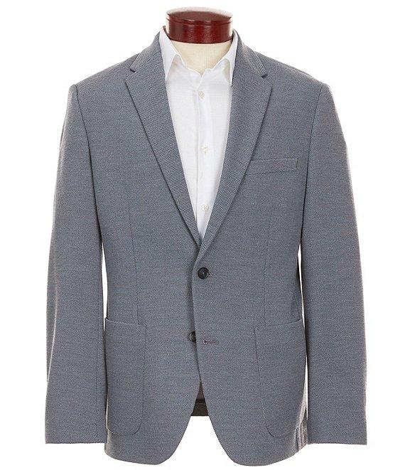 Perry Ellis Slim Fit Stretch Unlined Textured Blazer Product Image