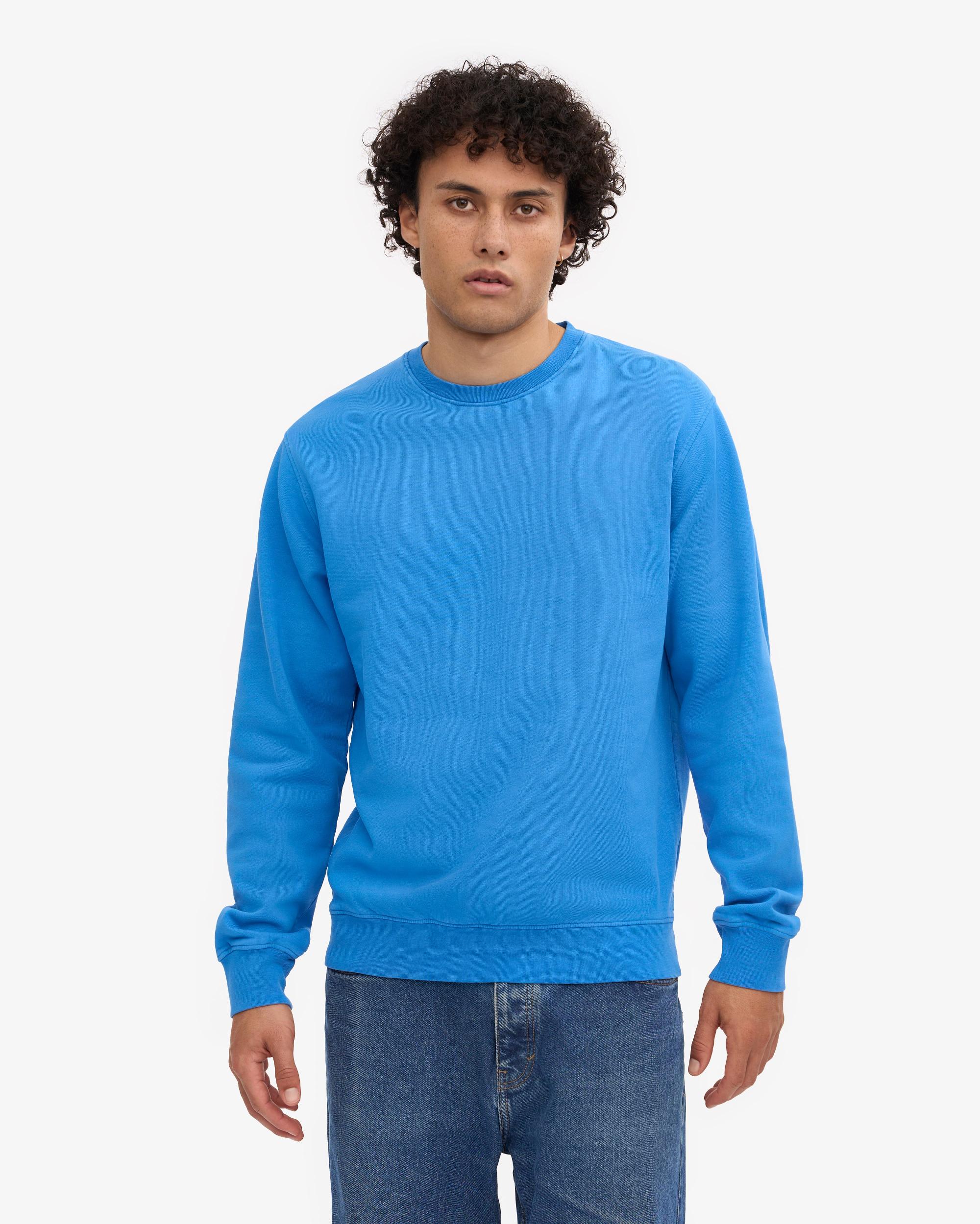 Classic Organic Crew - Pacific Blue Product Image