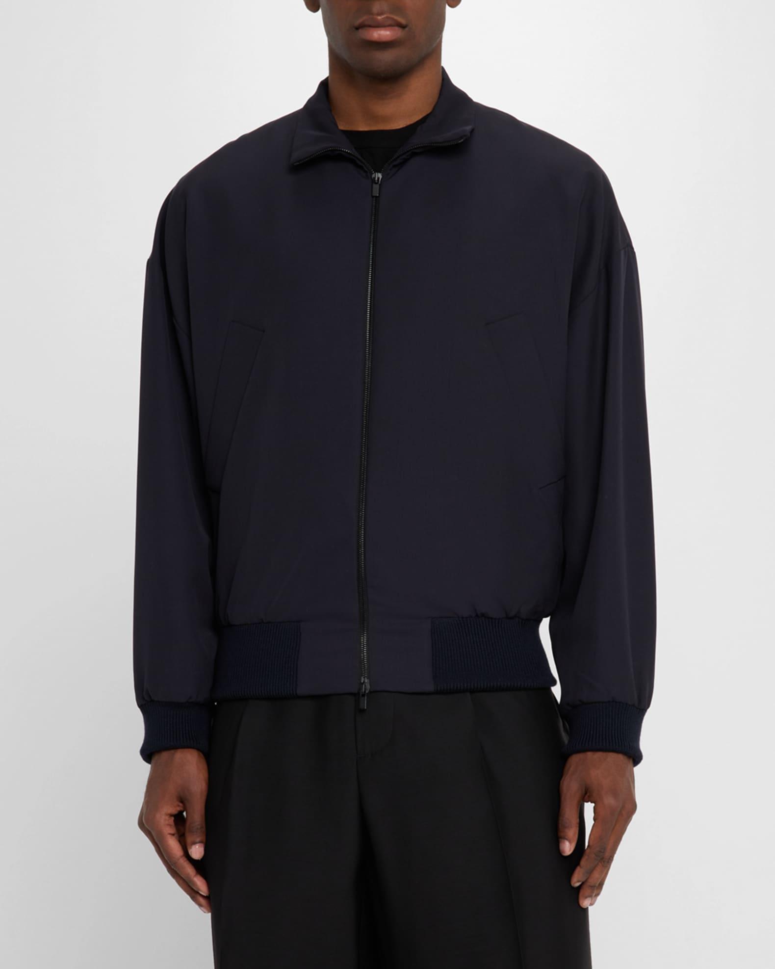 Men's High-Neck Track Jacket Product Image