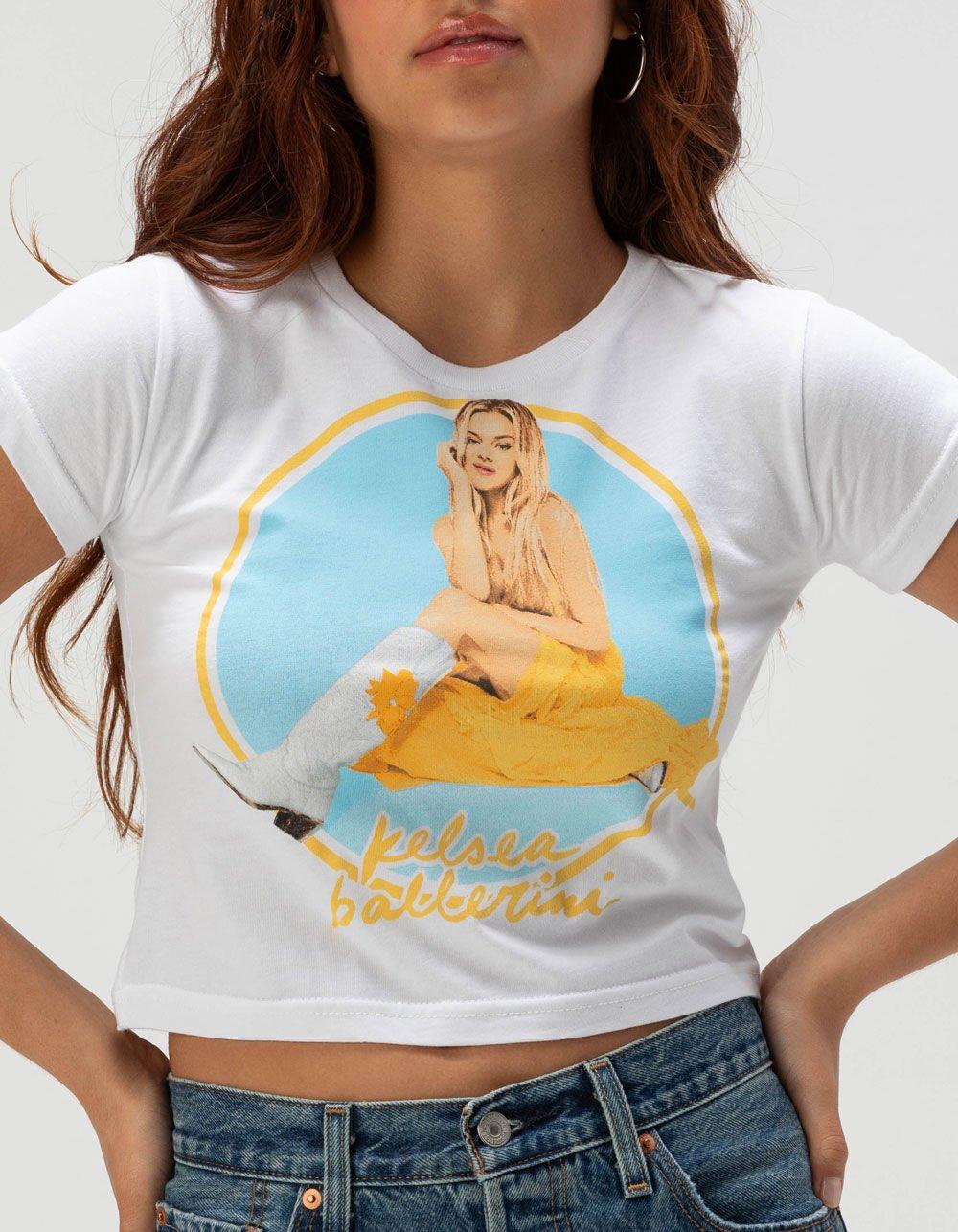 KELSEA BALLERINI Womens Baby Tee - NATURAL Product Image