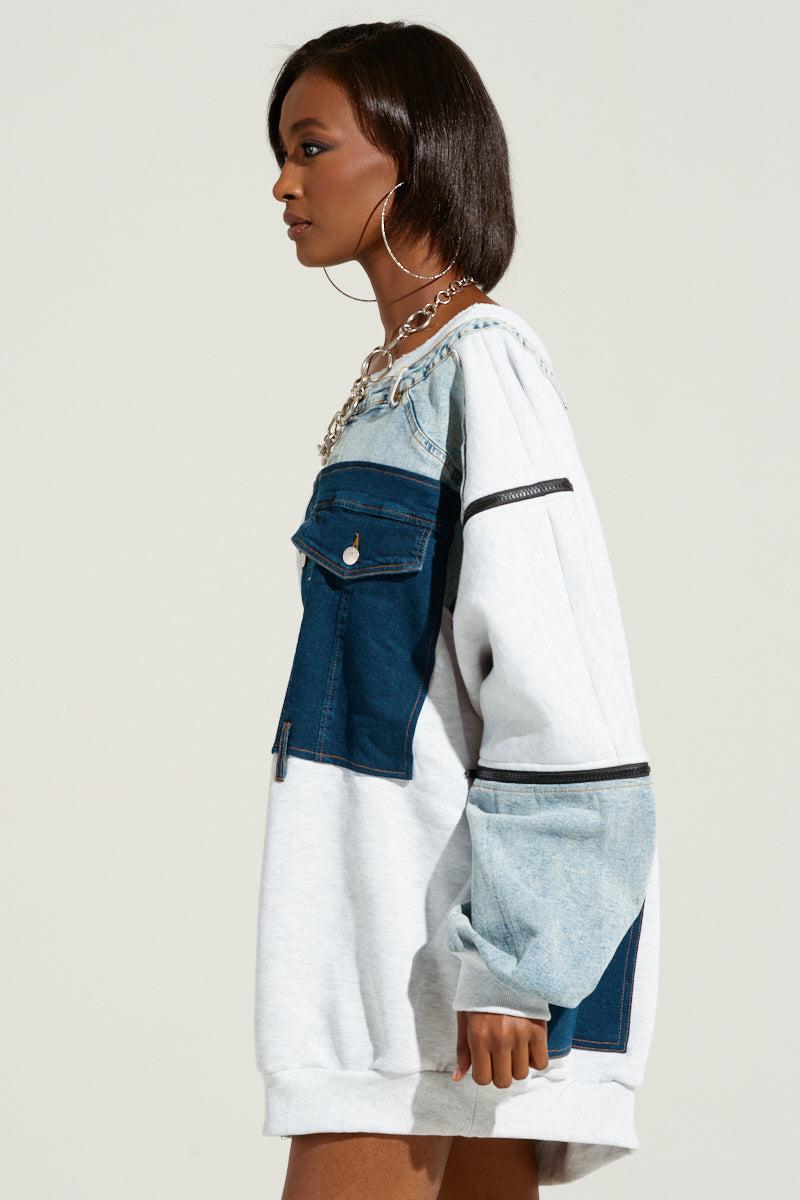 ADIRA MINI SWEATER DRESS Product Image