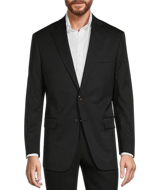 Hart Schaffner Marx Classic Fit Solid Black Wool Blend Sport Coat Product Image