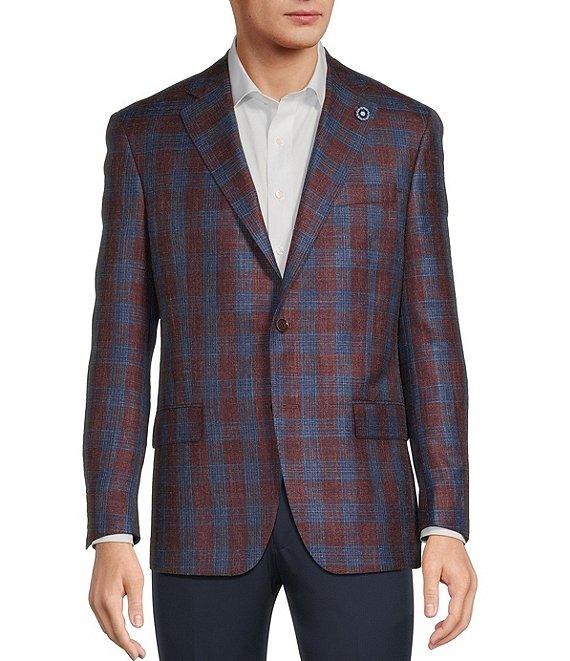 Hart Schaffner Marx New York Modern Fit Plaid Pattern Sport Coat Product Image