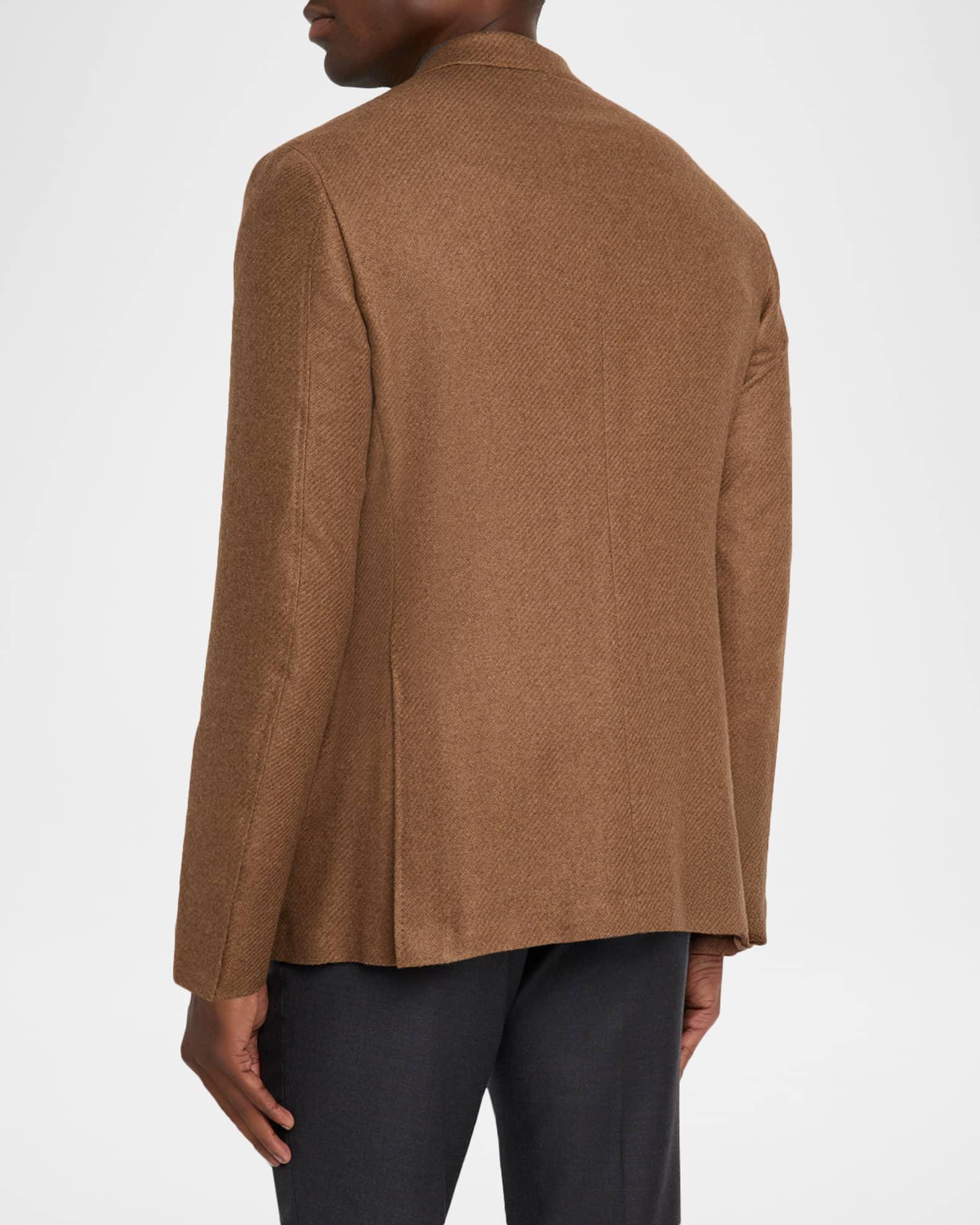 Men's Cashmere and Silk Notch Lapel Blazer Product Image