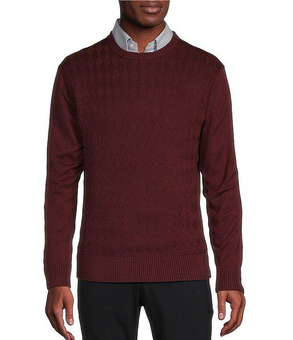 Daniel Cremieux Signature Label Supima Diamond Pattern Sweater Product Image