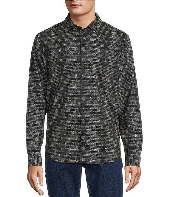 Tommy Bahama Bahama Coast Shibori Frond Long Sleeve Woven Shirt Product Image