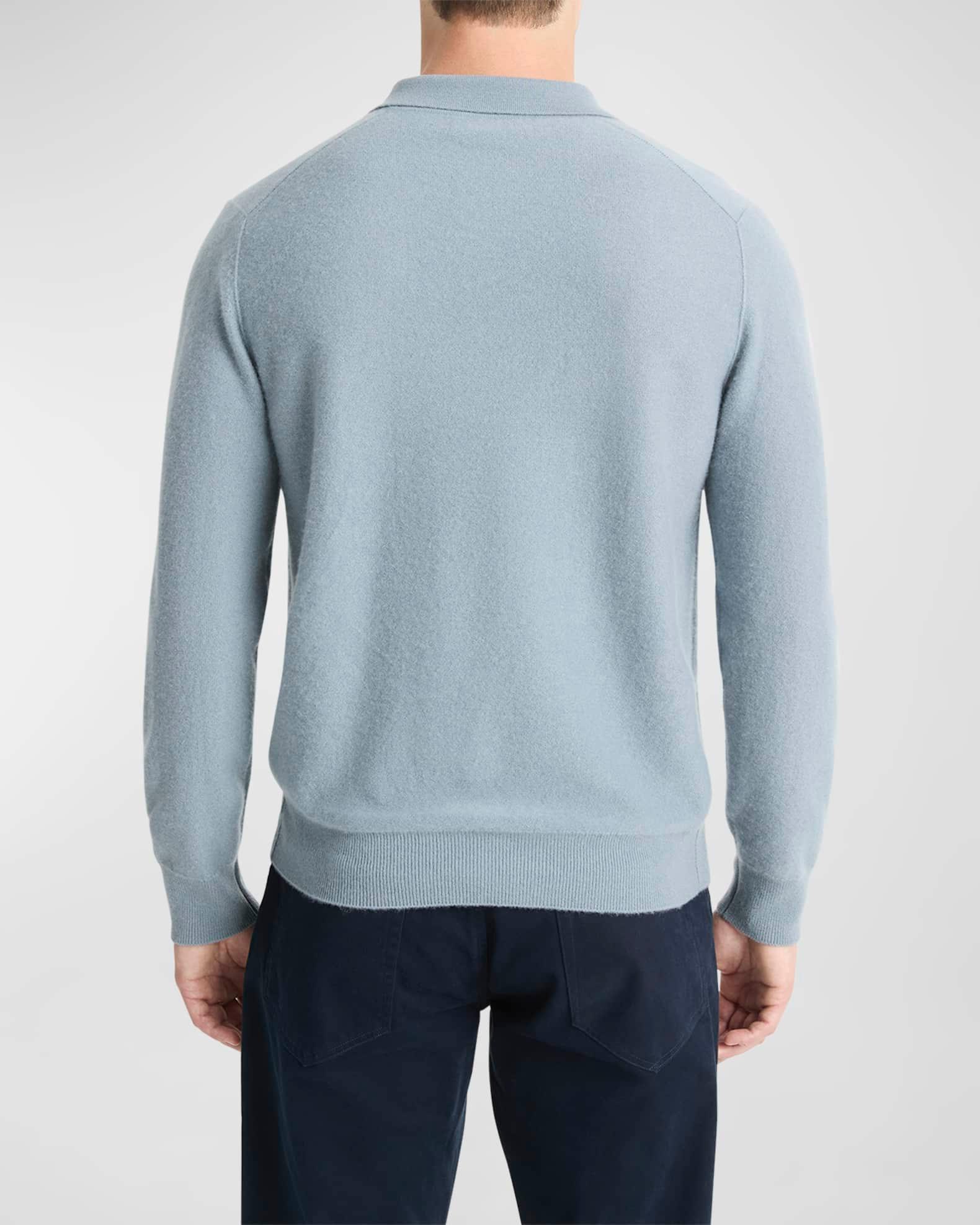 Men's Boiled Cashmere Polo Shirt Product Image