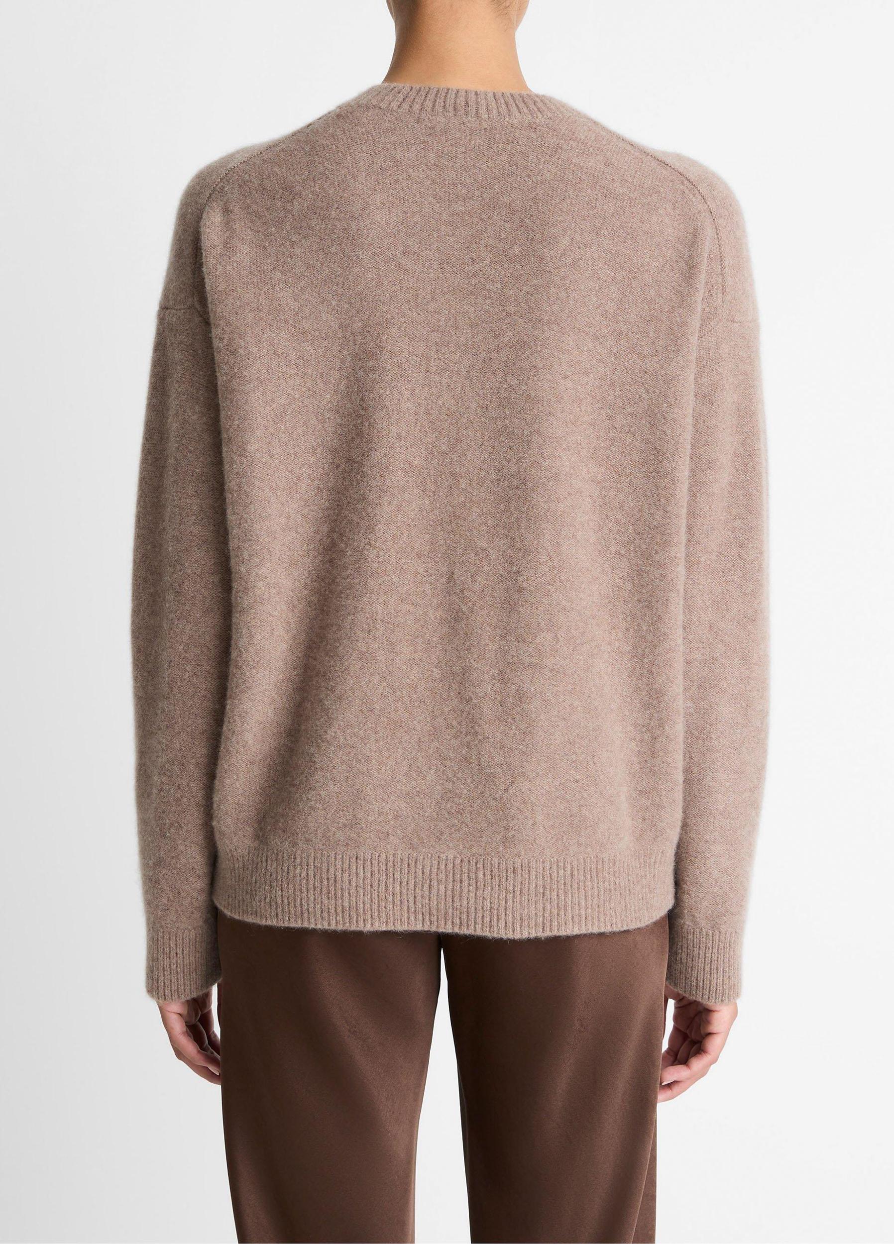 Plush Cashmere Crew Neck Sweater Product Image