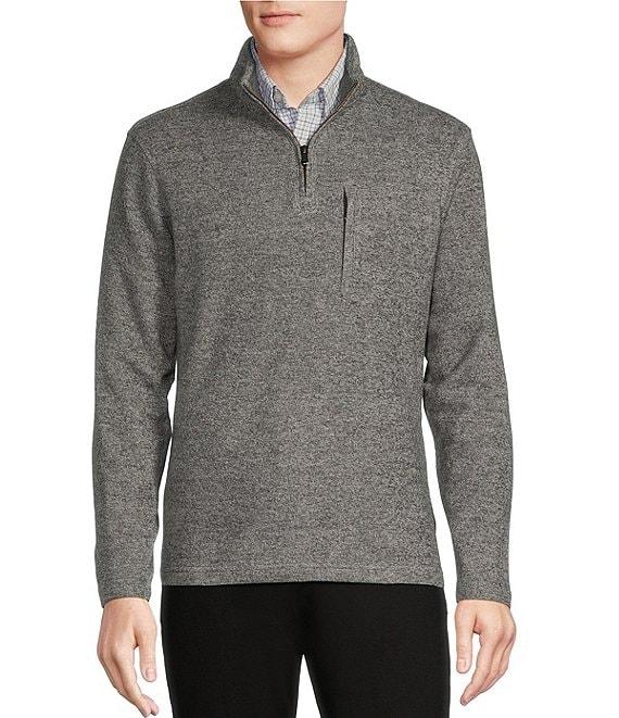 Cremieux Blue Label Fleece Quarter-Zip Sweater Product Image