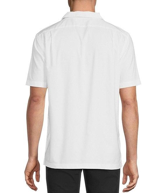 Daniel Cremieux Signature Label Solid Short Sleeve Woven Camp Shirt Product Image