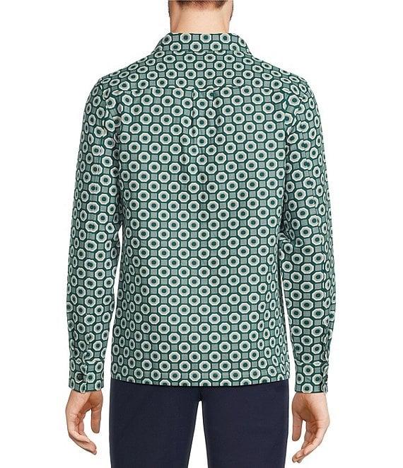 Murano Shape of Water Collection Slim Fit Jacquard Shirt Jacket Product Image