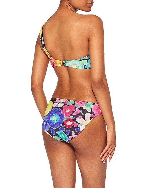 Kurt Geiger London Kensington Floral Print Scoop Waist Bikini Brief Swim Bottom Product Image