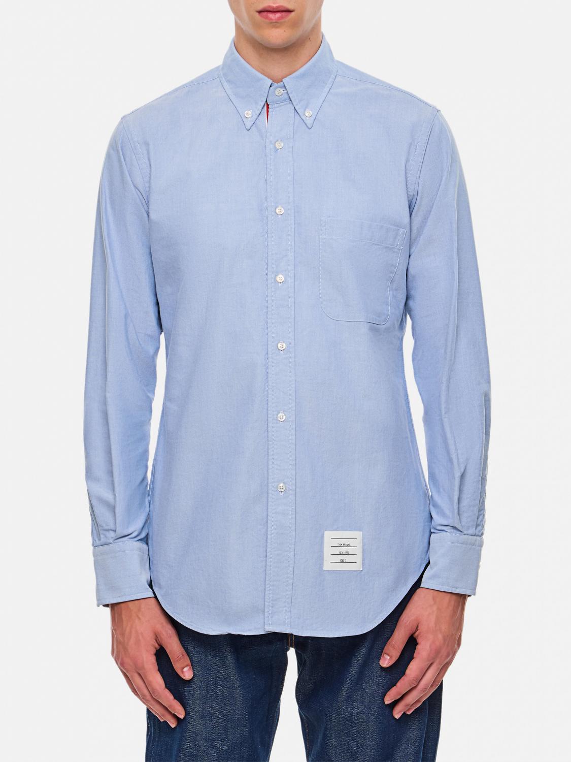 Thom Browne Men's Classic Fit Cotton Button-Down Shirt Product Image