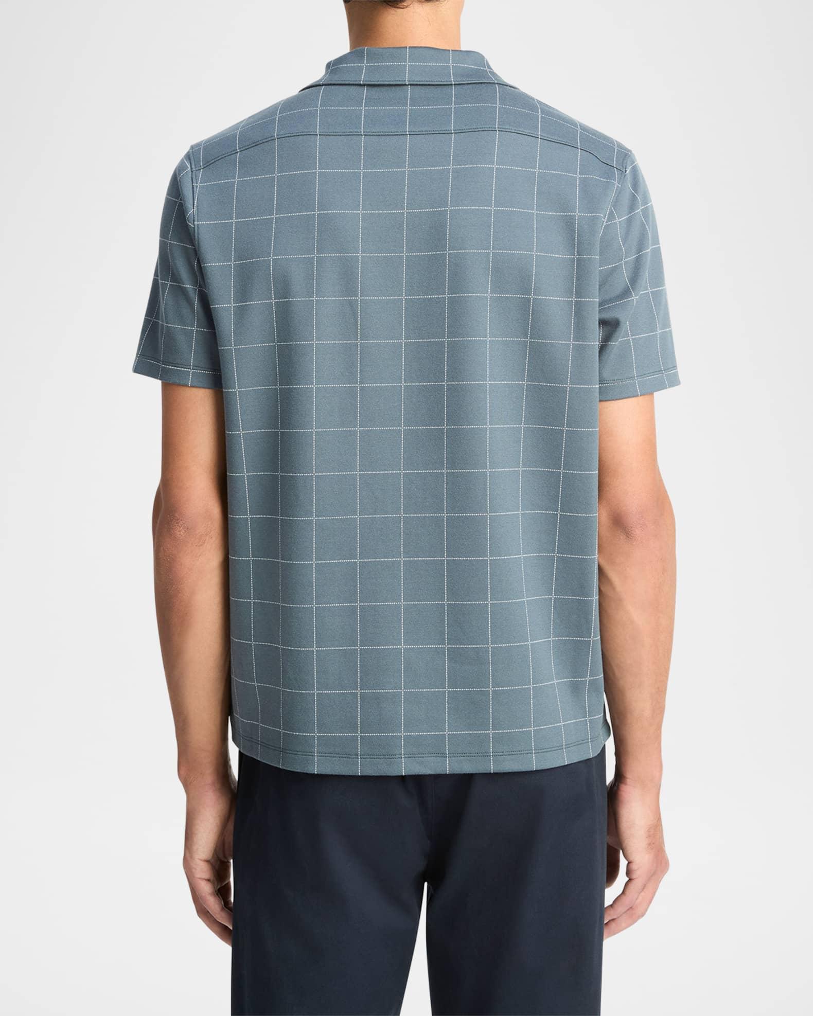 Men's Windowpane Check Camp Shirt Product Image