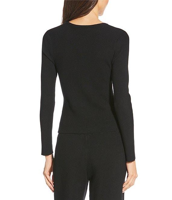 Gianni Bini Diane Long Sleeve Crew Neck Coordinating Cardigan Product Image