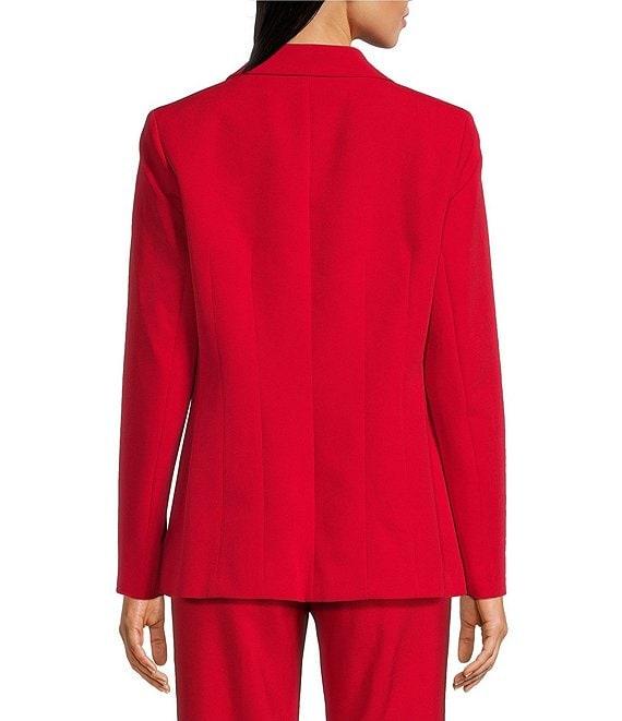 Anne Klein Coordinating Stretch Notch Lapel Long Sleeve Cinched Waist Jacket Product Image