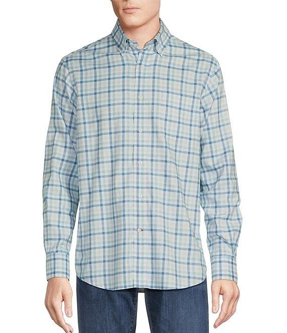 Cremieux Blue Label Long Sleeve Classic Gingham Oxford Woven Shirt Product Image