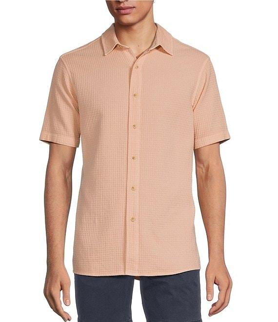 Rowm's Tourister Short Sleeve Solid Waffle Shirt Product Image