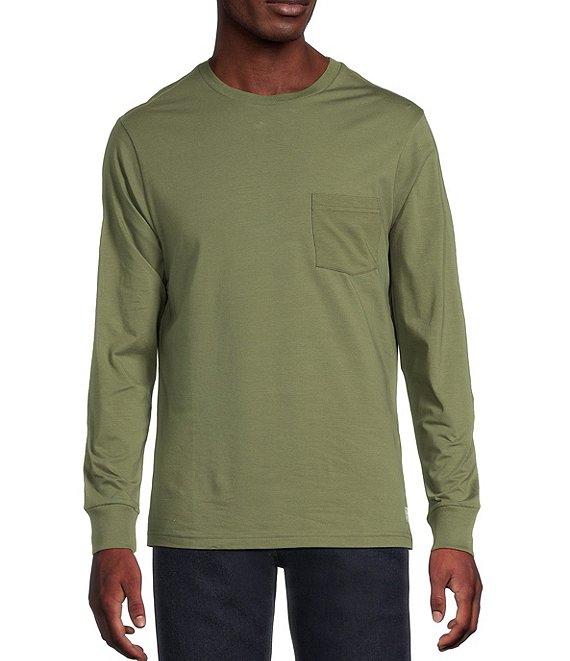 Cremieux Blue Label Slim Fit Pocket Crew Neck Long Sleeve T-Shirt Product Image
