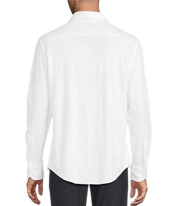 Daniel Cremieux Signature Label Long Sleeve Button Down Luxe Stretch Solid Woven Shirt Product Image