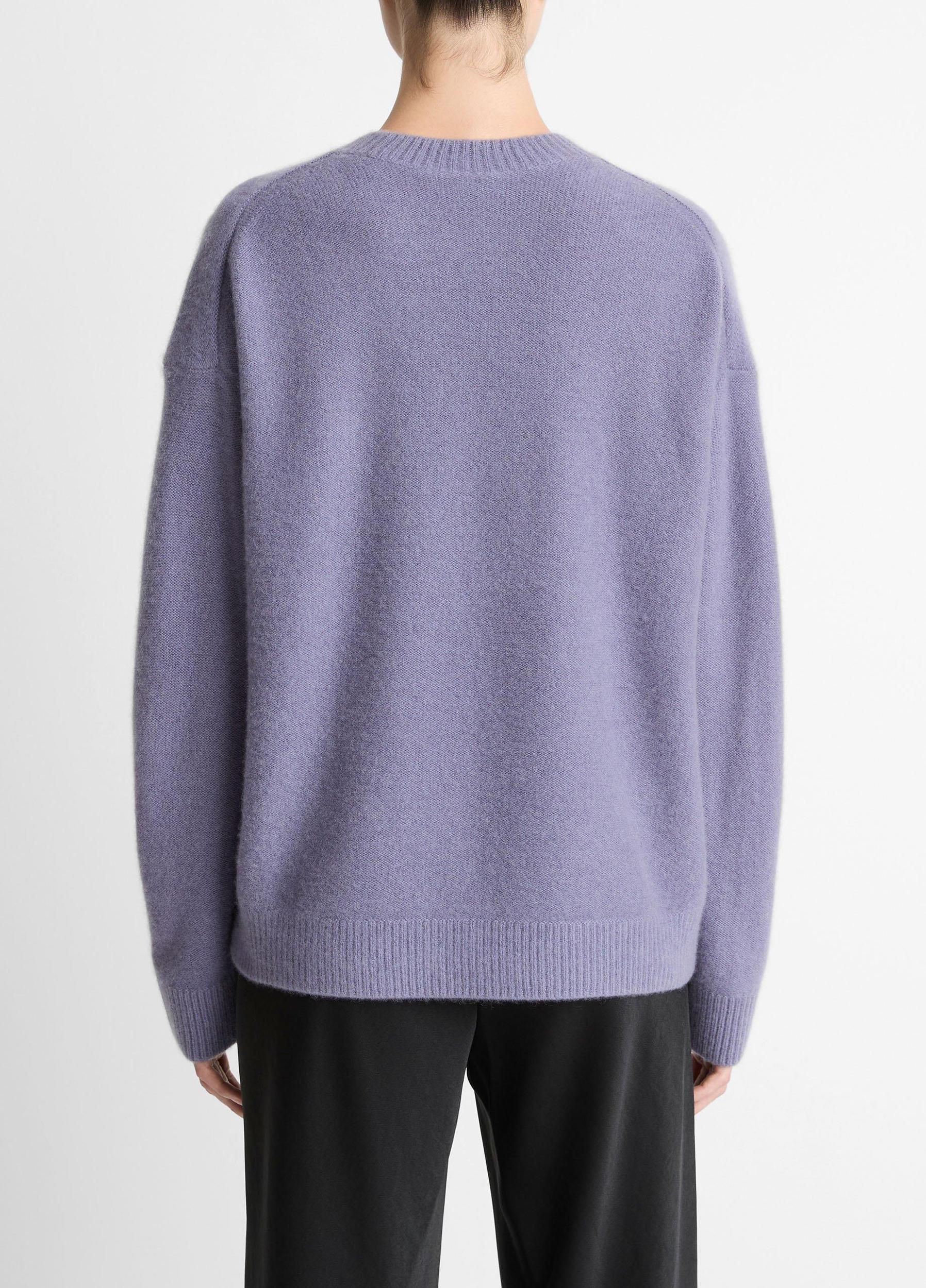 Plush Cashmere Crew Neck Sweater Product Image