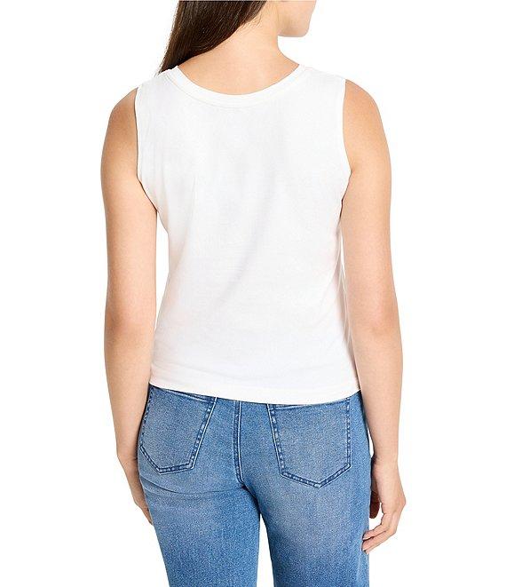 NIC + ZOE Perfect Knit Layer Round Neck Sleeveless Tank Product Image